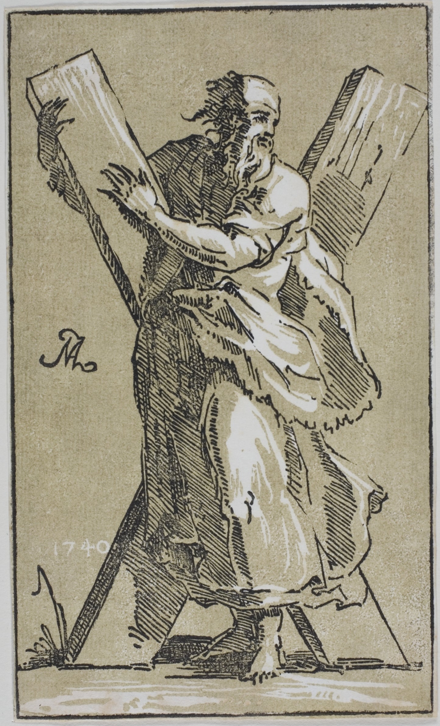 St. Andrew - Conte Anton Maria Zanetti, Poster Print Wall Art