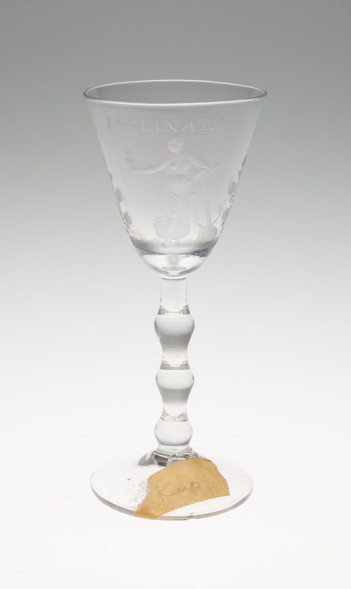 Wine Glass - England or Netherlands (glass), Poster Print Wall Art