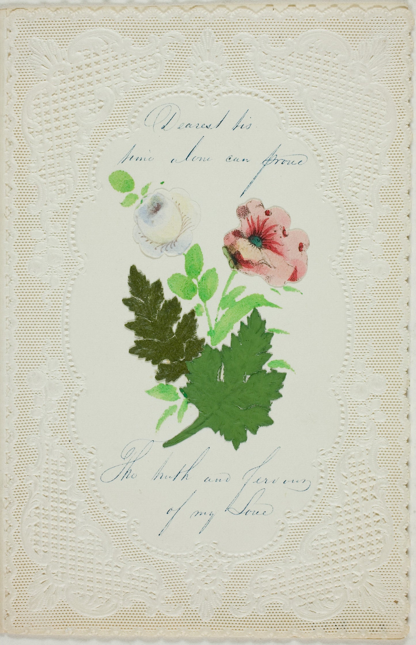 Dearest 'Tis Time Alone (valentine) - George Meek, Poster Print Wall Art