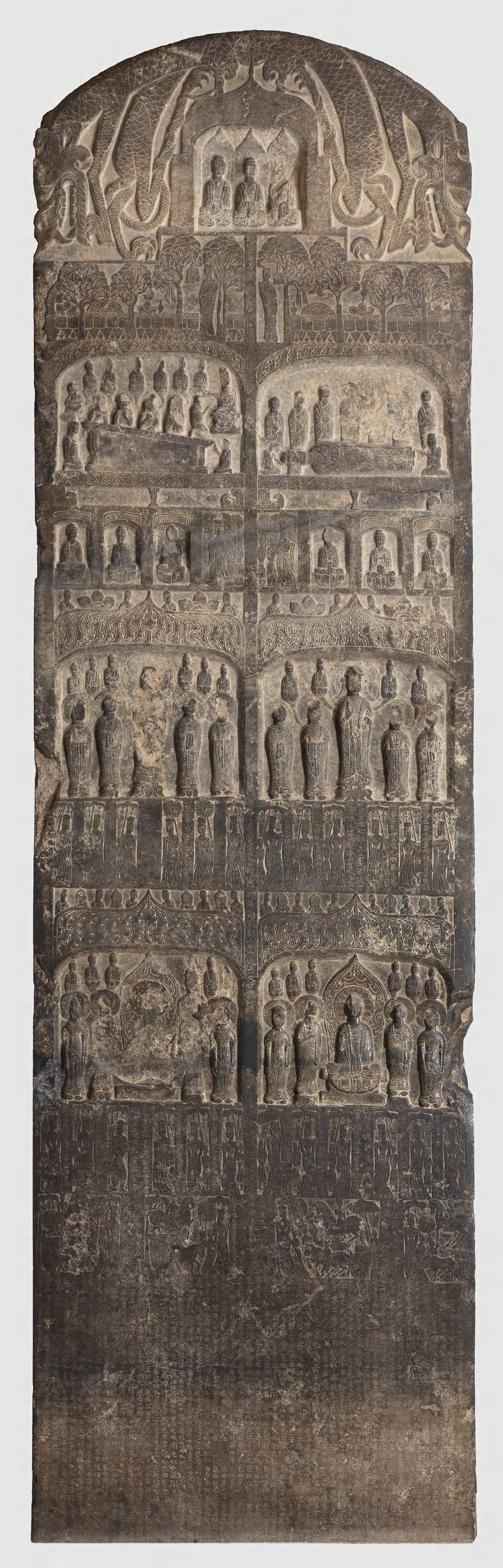Buddhist Votive Stele - China, Poster Print Wall Art