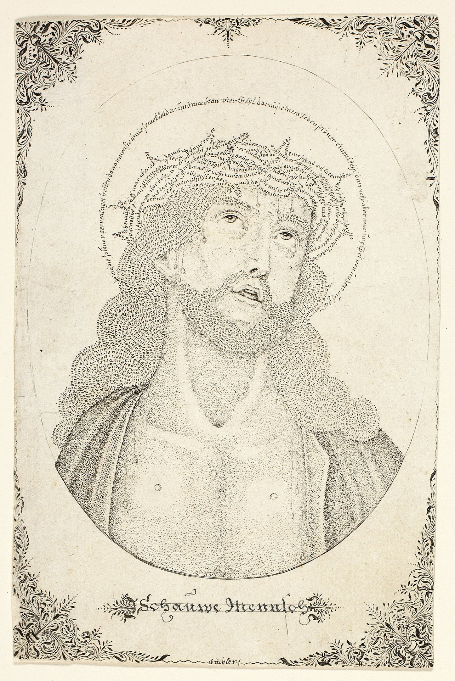Man of Sorrows - Johann Michael Püchler, Poster Print Wall Art