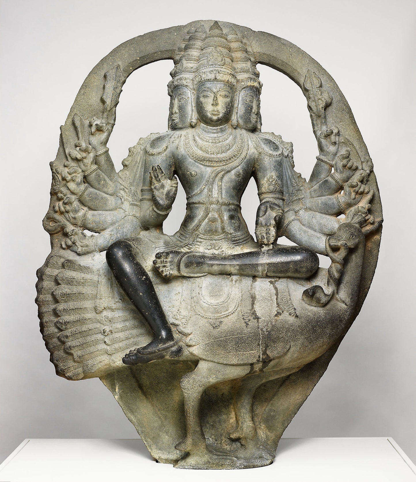Karttikeya, Commander of the Divine Army, Seated on a Peacock: India, Poster Print Wall Art