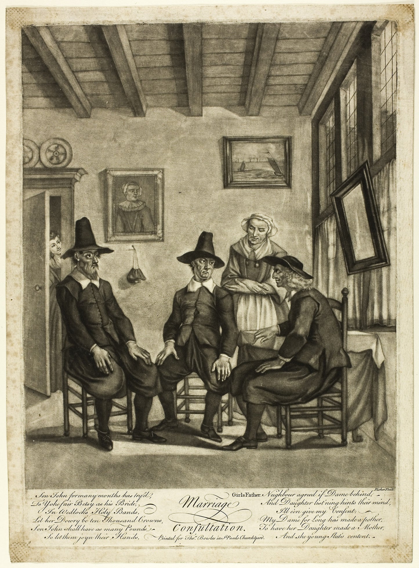 Marriage Consultation - Edward Fisher, Poster Print Wall Art
