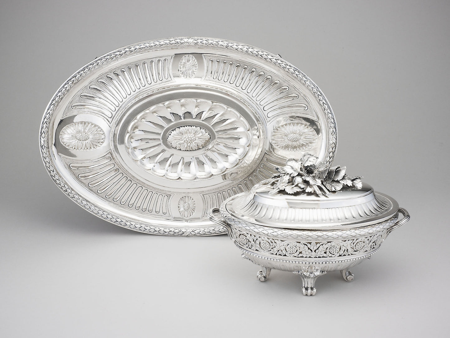 Sauce Tureen, Liner and Stand - Vienna, Austria, Poster Print Wall Art