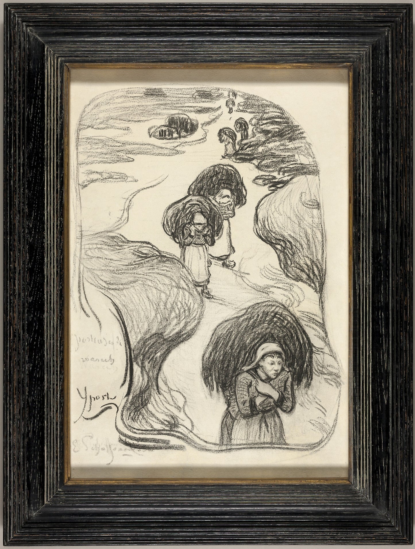 Seaweed Gatherers, Yport - Émile Schuffenecker, Poster Print Wall Art