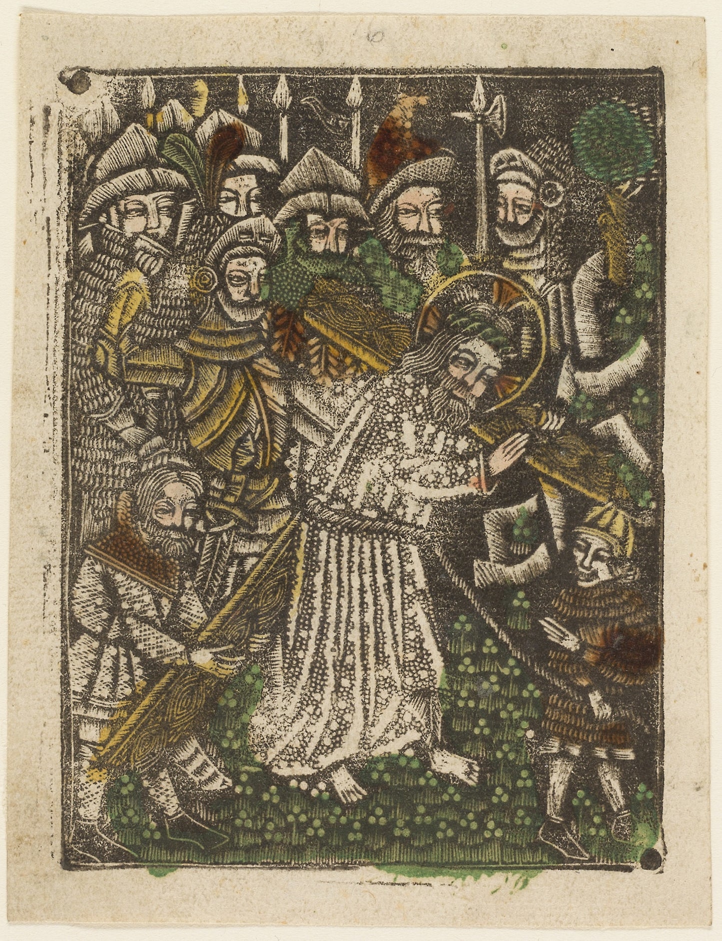 Christ Carrying the Cross - Artist unknown, Poster Print Wall Art