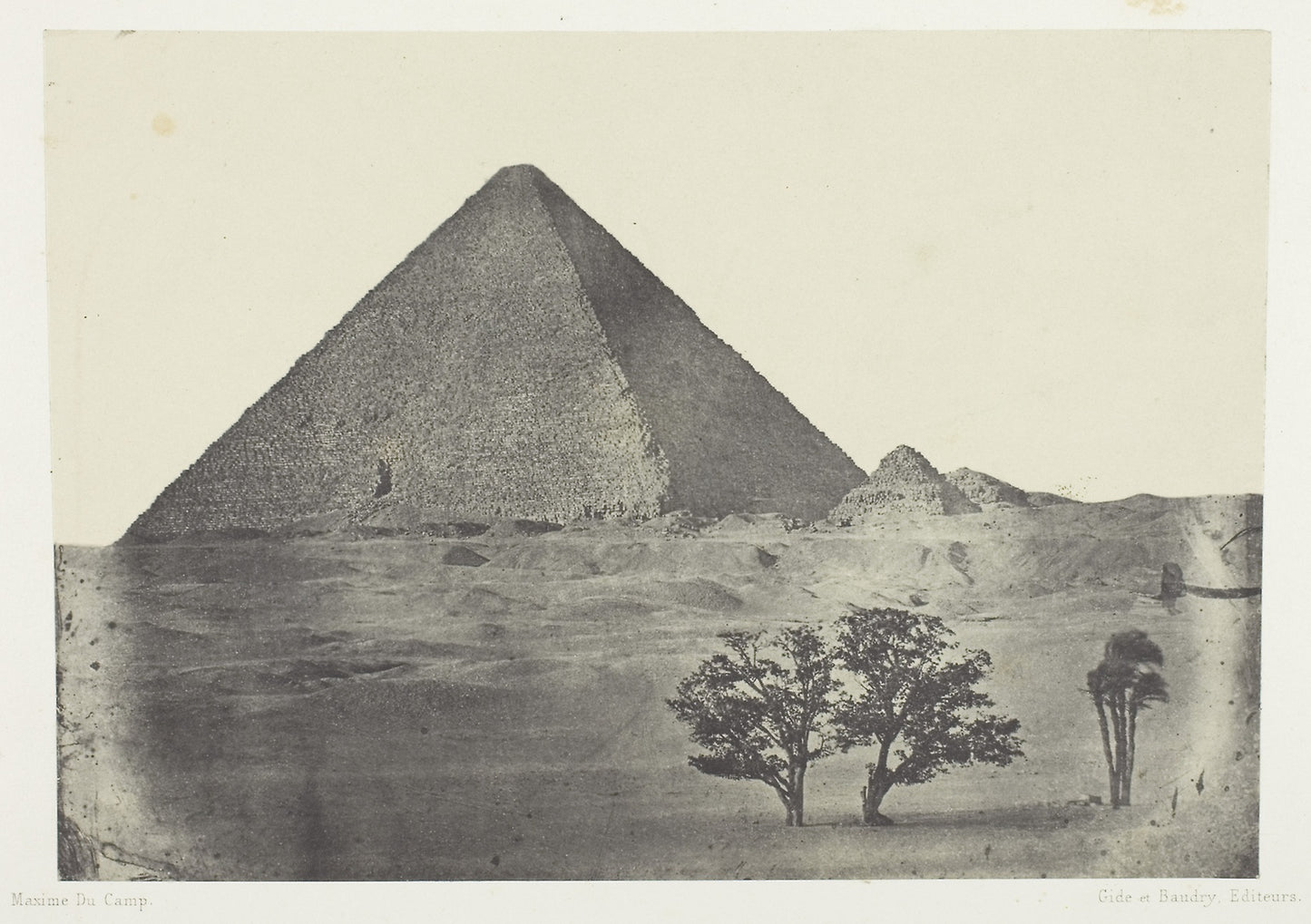 Pyramide de Chéops, Egypte Moyenne - Aimé Rochas , Poster Print Wall Art