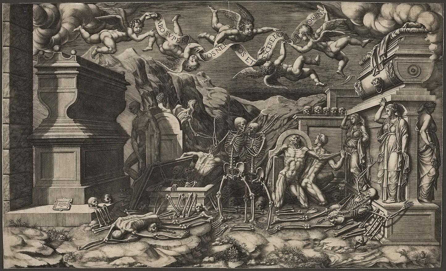 The Vision of Ezekiel - Giorgio Ghisi (Italian, 1520–1582), Poster Print Wall Art