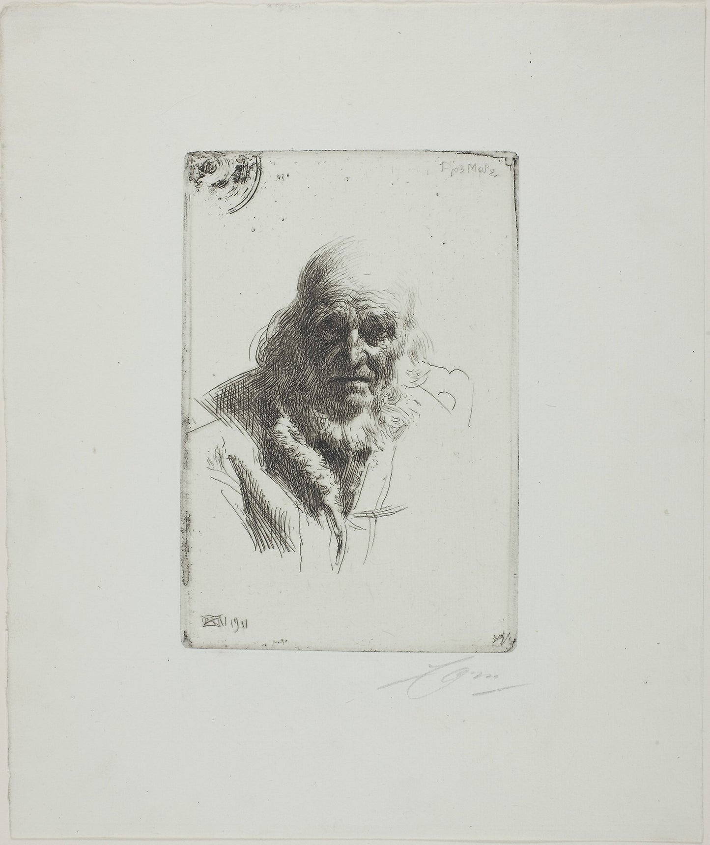 Djos Mats - Anders Zorn, Poster Print Wall Art