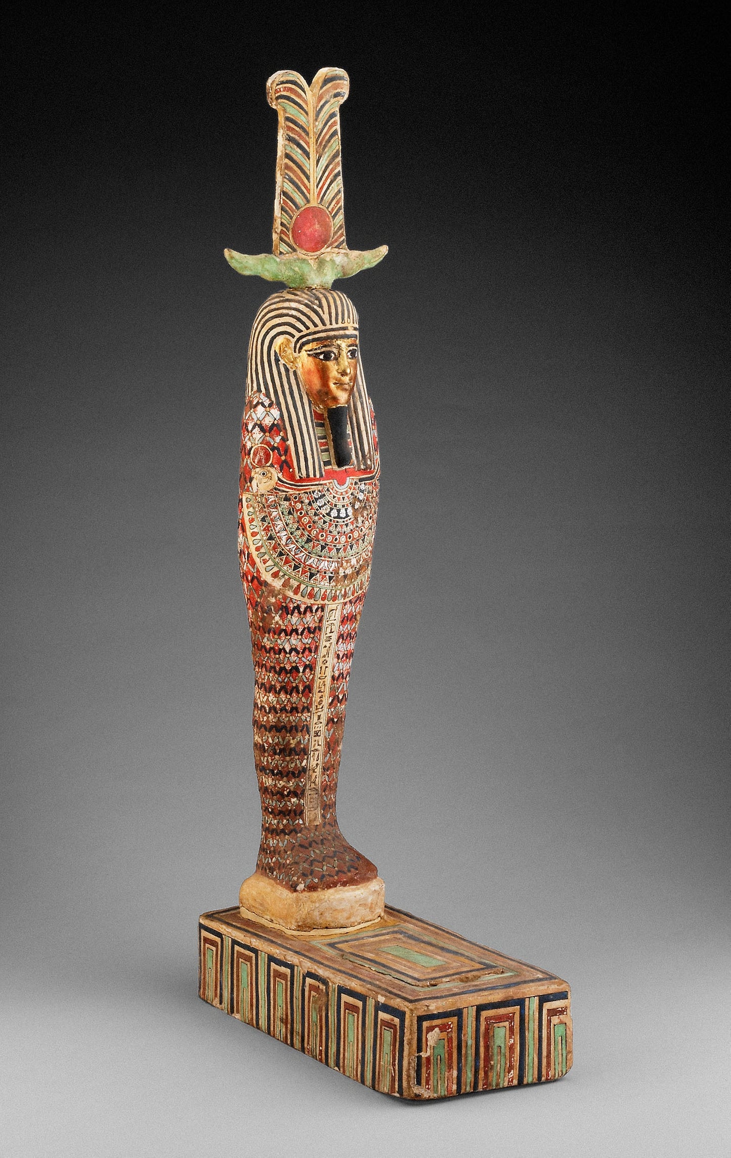 Statue of Ptah-Sokar-Osiris - Egyptian, Poster Print Wall Art