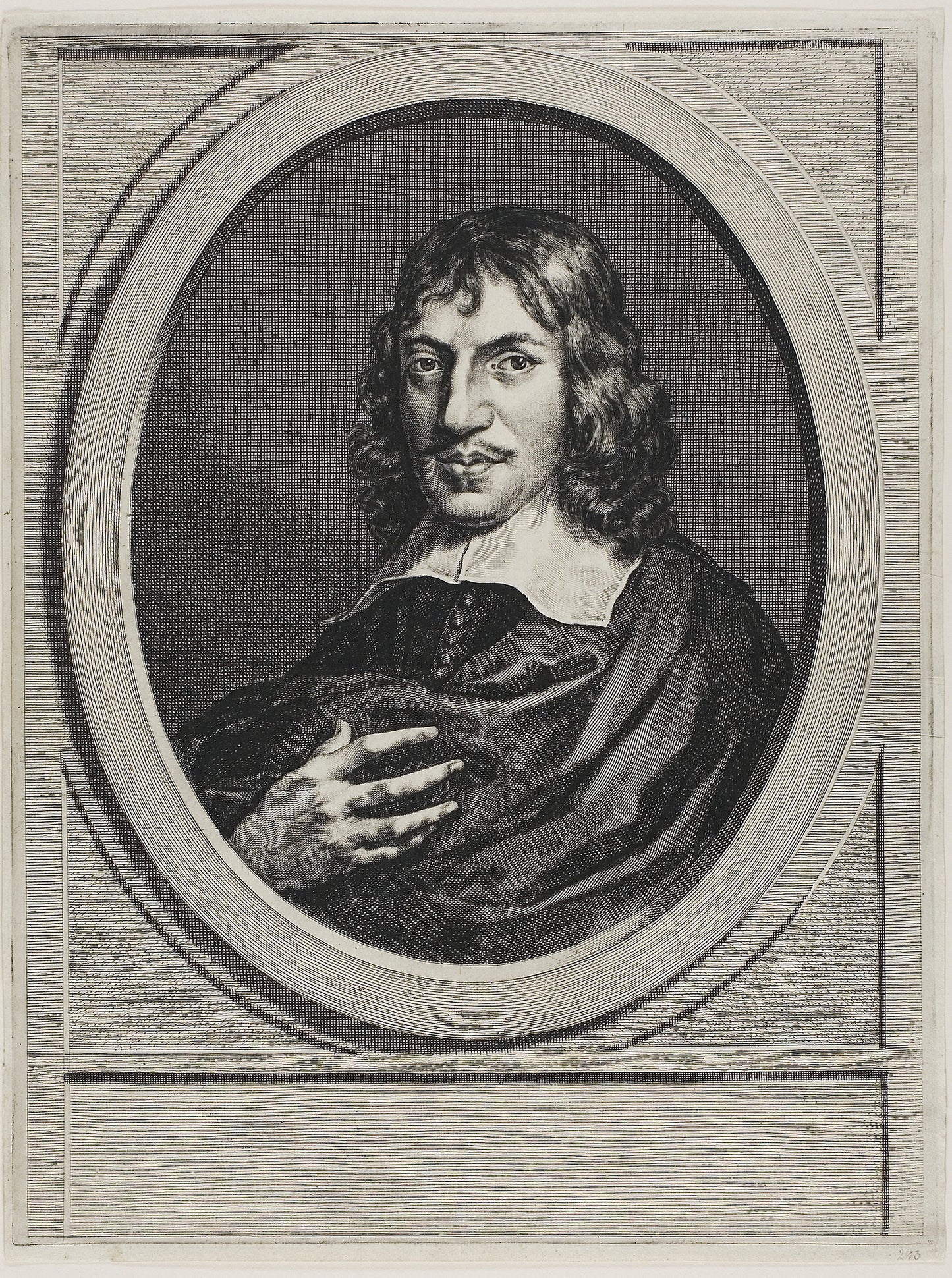 Portrait of Taddeus de Lantman, Preacher - Hendrik Bary, Poster Print Wall Art