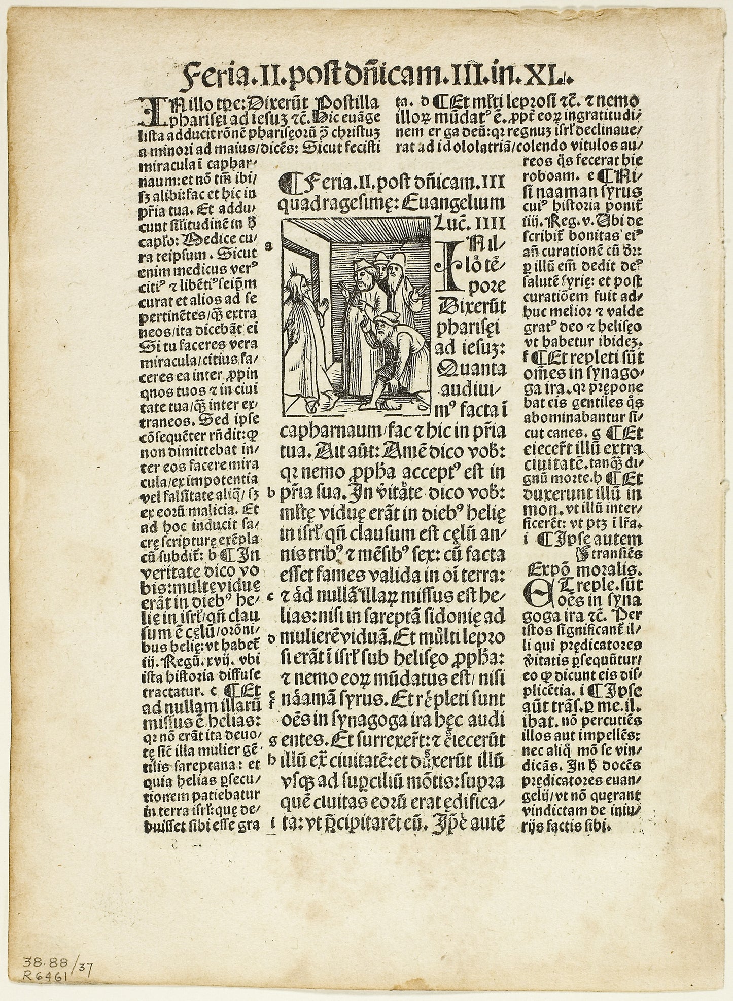 Illustration from Postilla - Parisienses Guillermus, plate 37 from Woodcuts from Books of the XVI Century - Urs Graf (Swiss, 1485-1527/29), Poster Print Wall Art