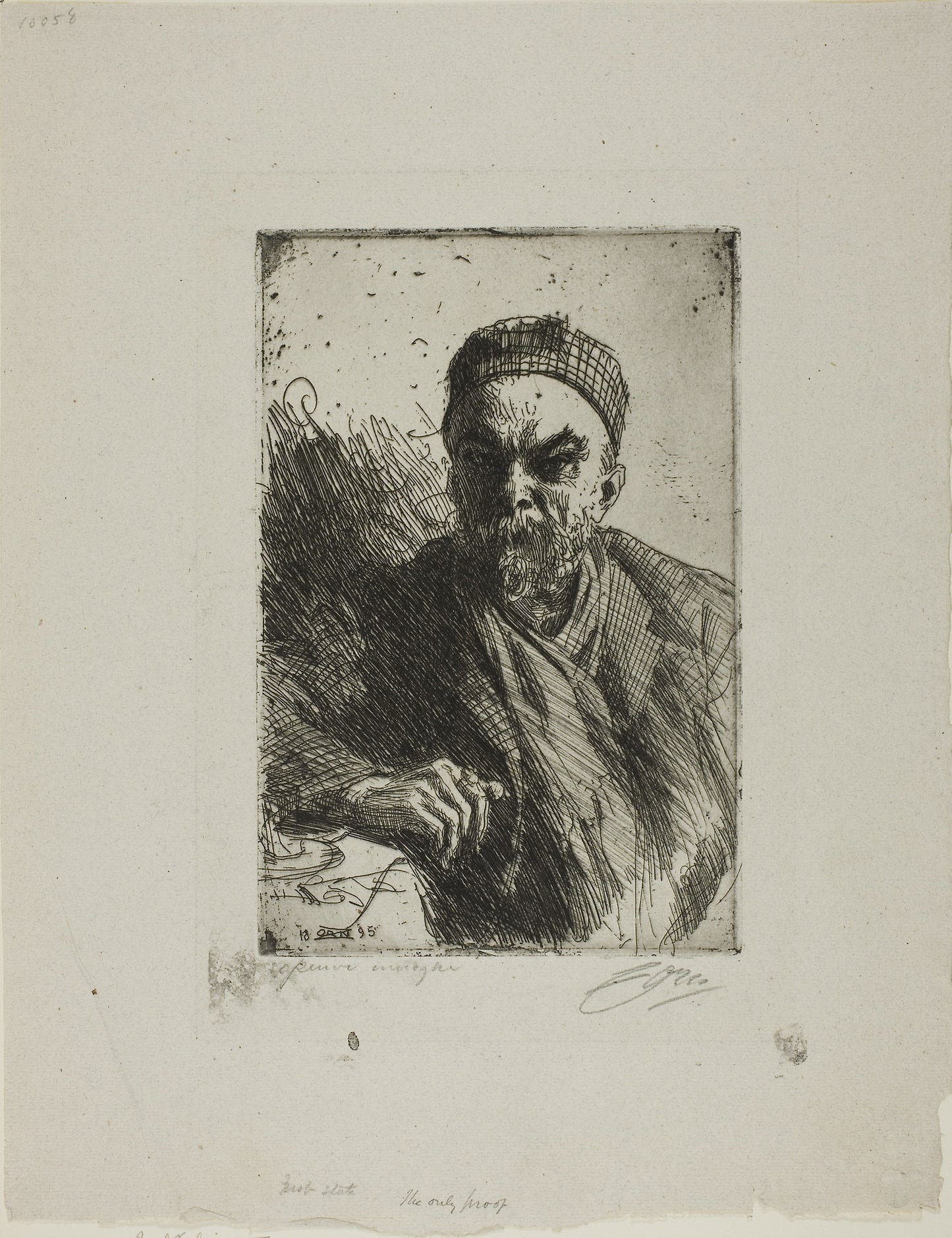 Paul Verlaine II - Anders Zorn, Poster Print Wall Art