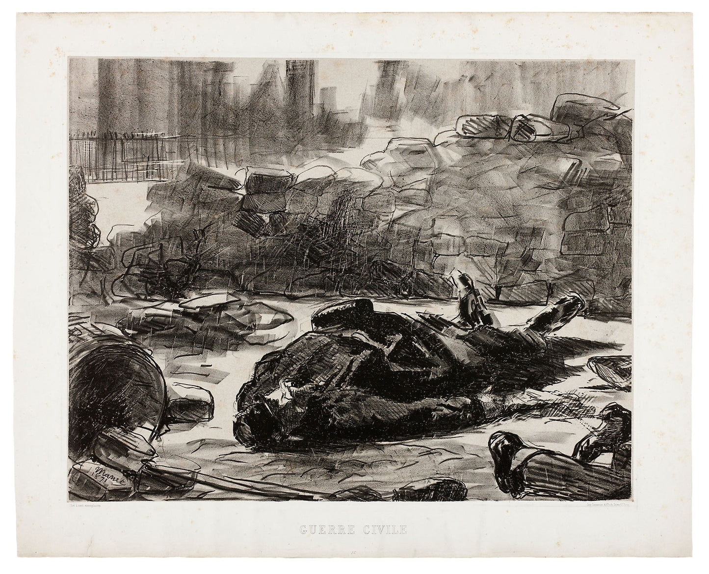 Civil War - Édouard Manet (French, 1832-1883), Poster Print Wall Art