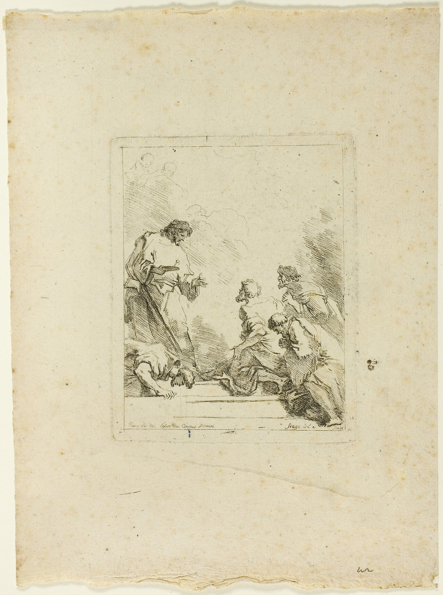 Institution of the Eucharist - Jean Honoré Fragonard (French, 1732-1806), Poster Print Wall Art