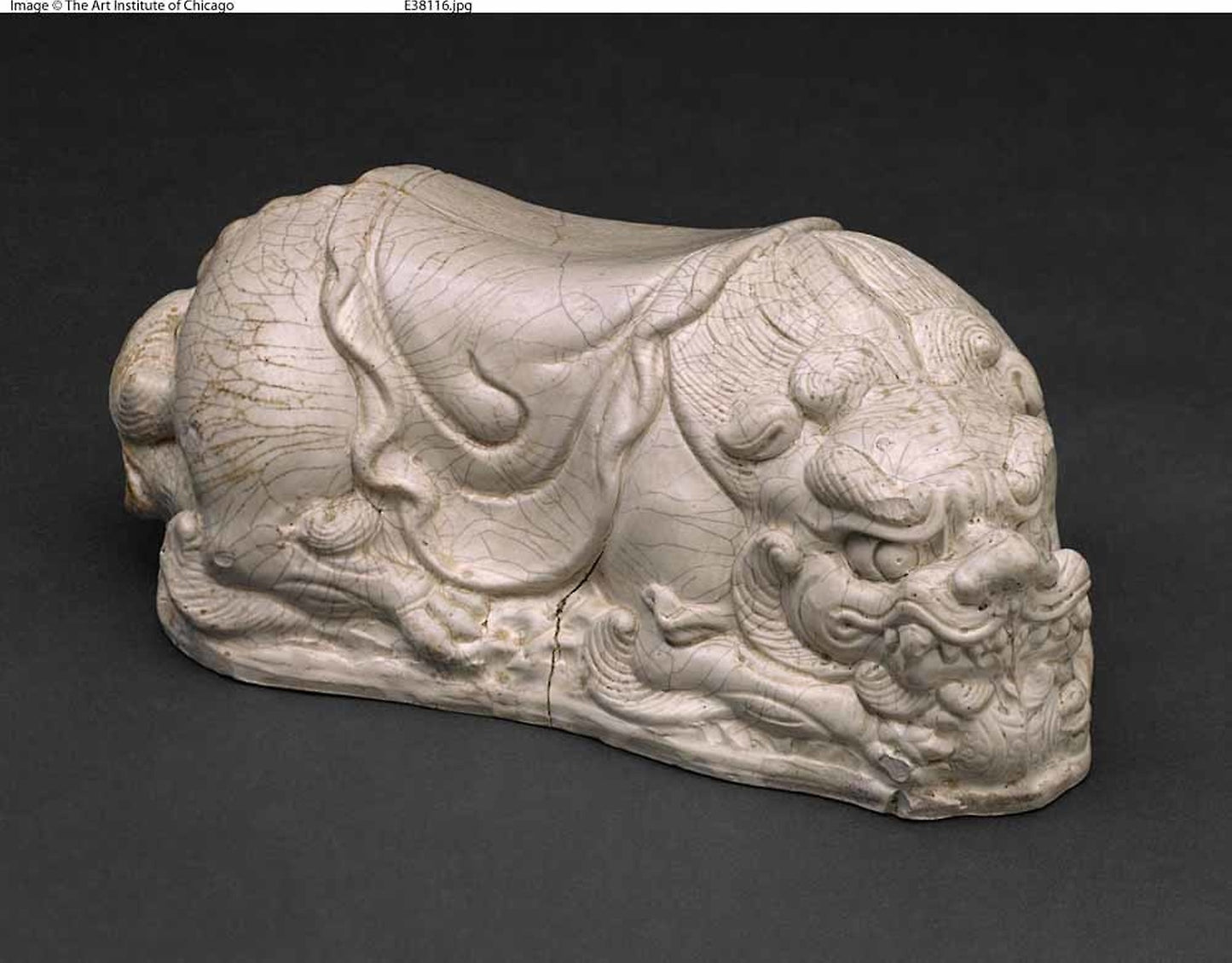 Lion-Shaped Pillow - China, Poster Print Wall Art