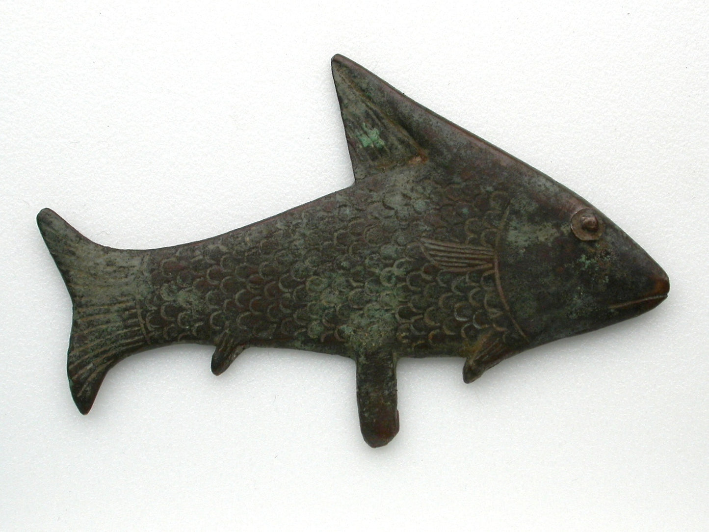 Statuette of a Lepidotus Fish - Egyptian, Poster Print Wall Art