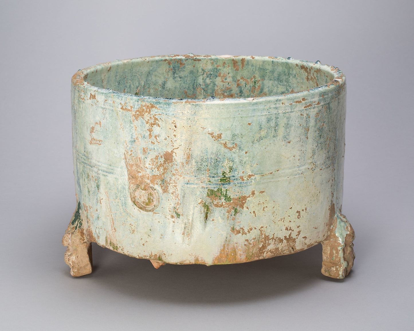 Tripod Cylindrical Jar (Lian or Zun) - China, Poster Print Wall Art