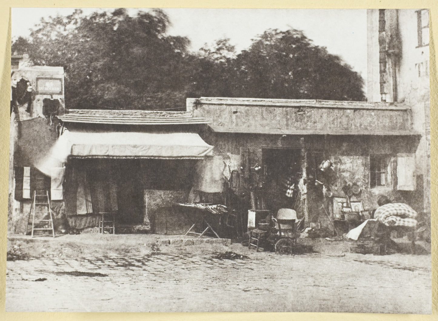 Brocanteurs rue de Rocher - Hippolyte Bayard, Poster Print Wall Art