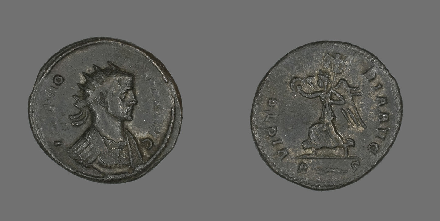 Coin Portraying Emperor Honorius? - Roman, Poster Print Wall Art