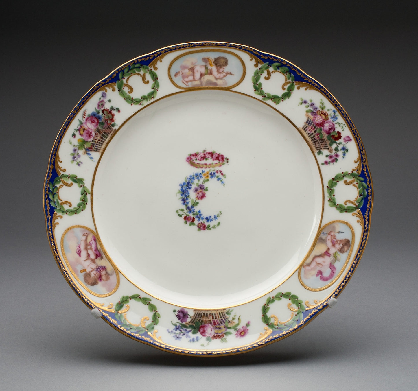 Plate from the Charlotte Louise Service - Sèvres Porcelain Manufactory, Poster Print Wall Art