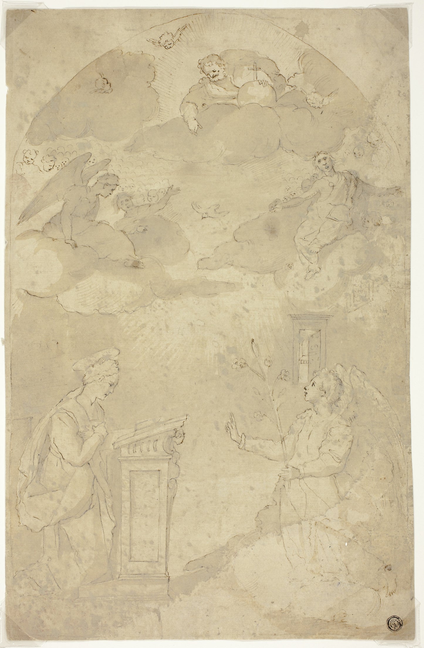 Annunciation - After Andrea Boscoli, Poster Print Wall Art