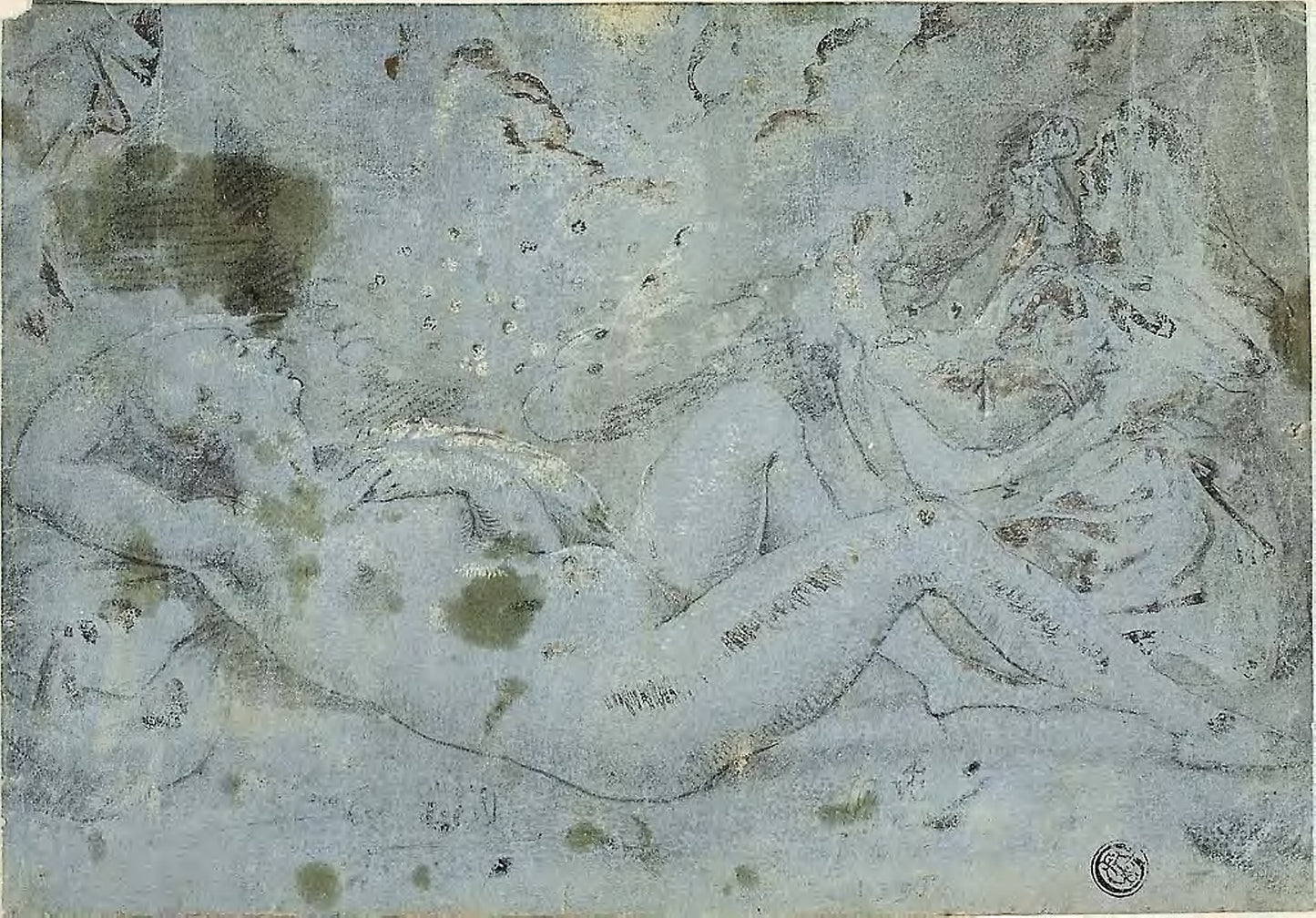 Danae and the Shower of Gold - Probably attributed to Pieter van der Heyden (Flemish, c. 1530–after 1584), Poster Print Wall Art