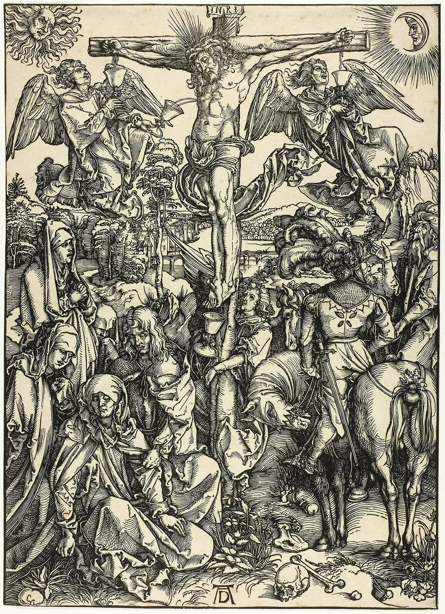 The Crucifixion, from The Large Passion - Albrecht Dürer, Poster Print Wall Art