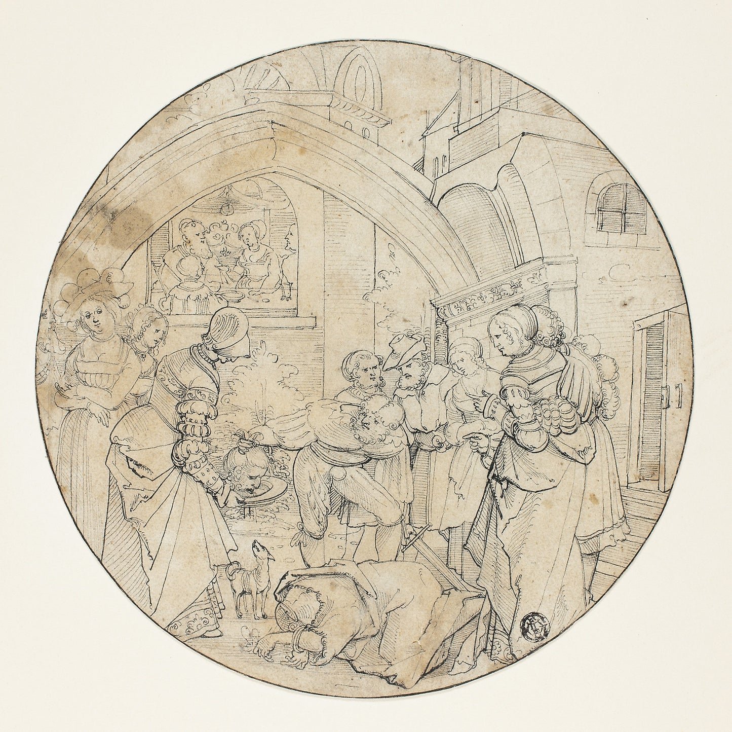 Beheading of Saint John the Baptist - After Albrecht Altdorfer (German, c. 1480-1538), Poster Print Wall Art