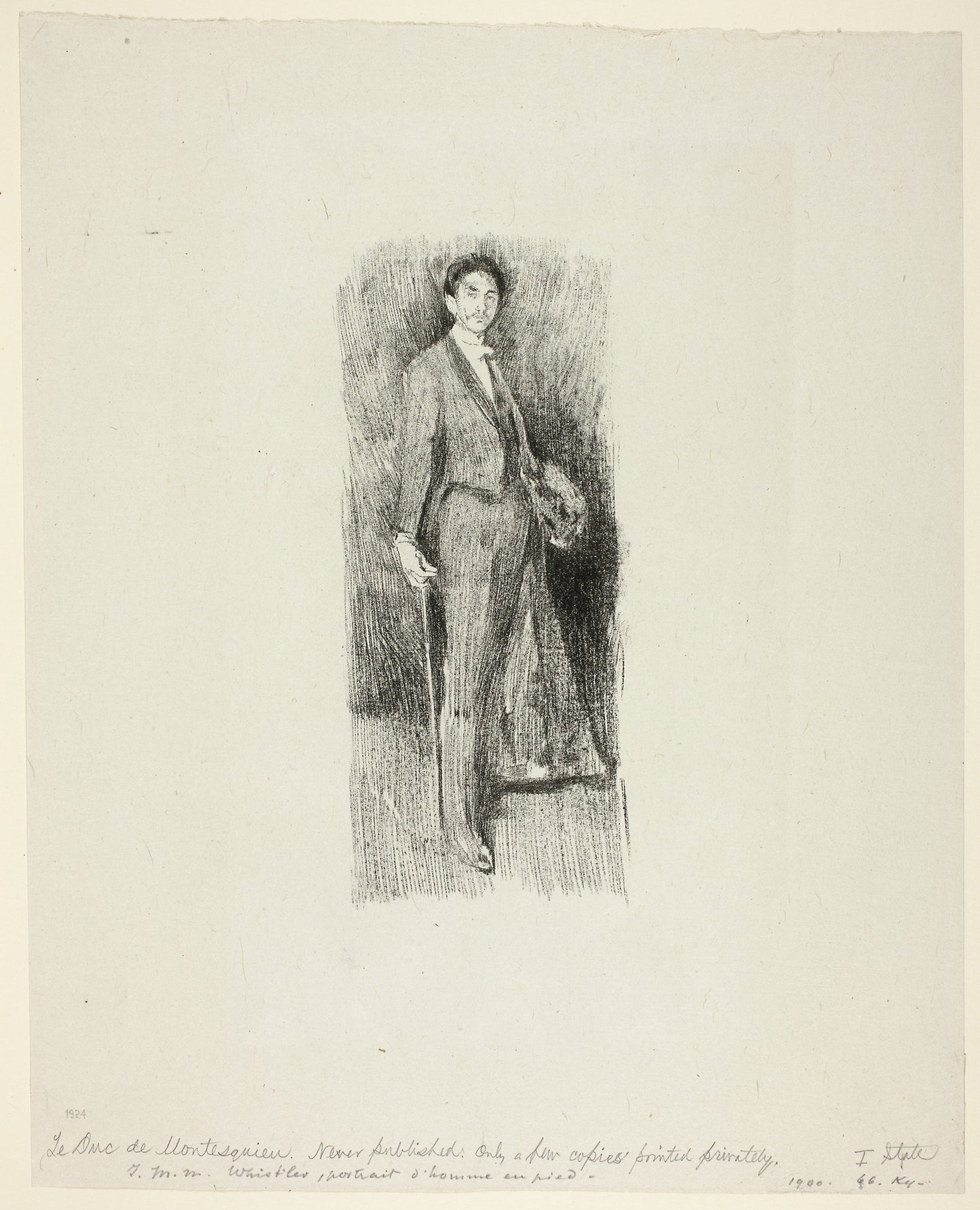 Count Robert de Montesquiou - Beatrix Godwin Whistler (English, 1857-1896), Poster Print Wall Art