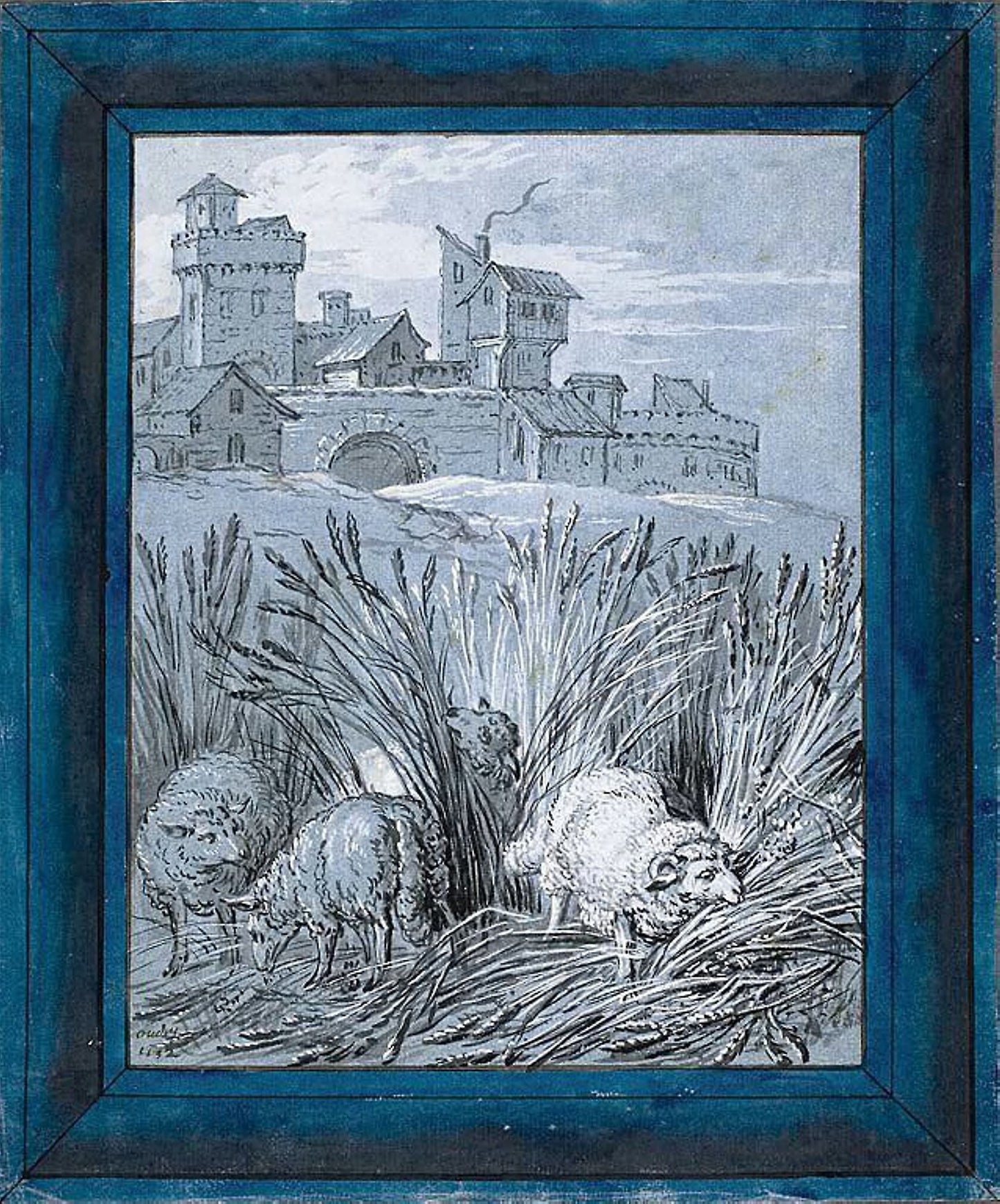 Sheep in the Field ("Rien de trop I") - Jean-Baptiste Oudry, Poster Print Wall Art