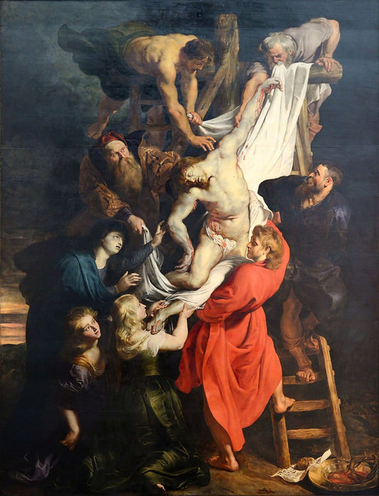 Descent from the Cross by Peter Paul Rubens, vintage art, modern poster print