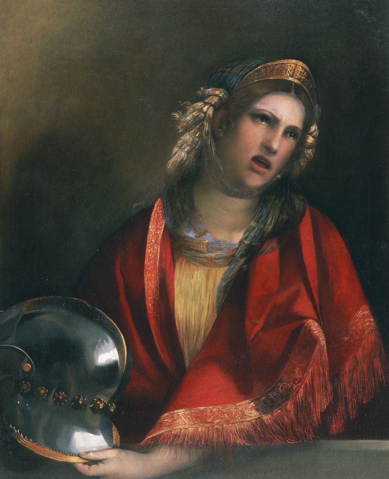 Dido Crying over Aeneas, vintage artwork by Dosso Dossi, A3 (16x12") Poster Print
