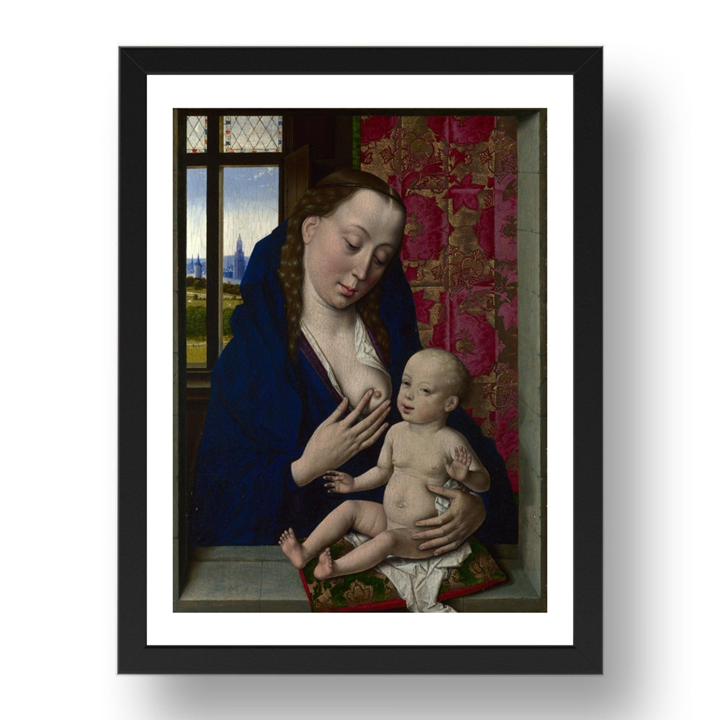 Dirk Bouts: The Virgin and Child, Poster in 17x13"(A3) Frame