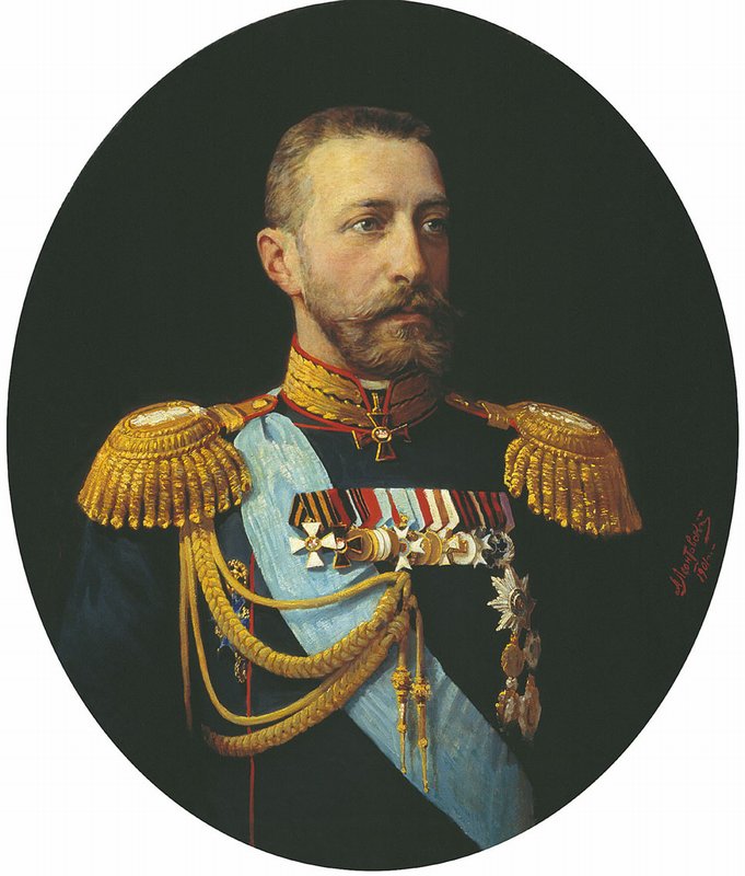 Grand Duke Constantine, vintage artwork by Alexander Leontovsky, 12x8" (A4) Poster