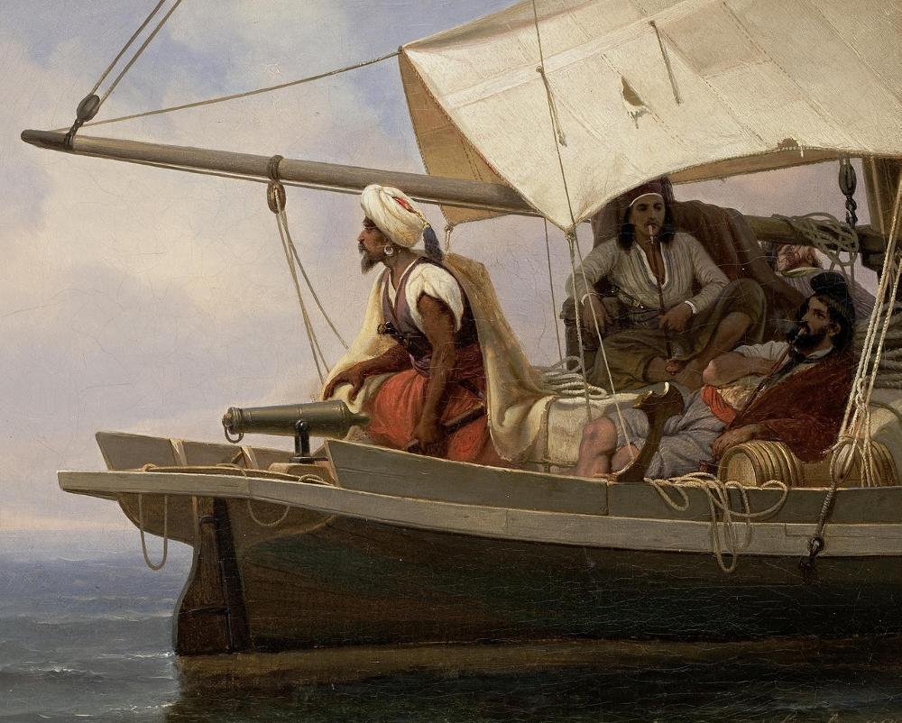 The Hand Cannon, vintage artwork by Niels Simonsen, A3 (16x12") Poster Print