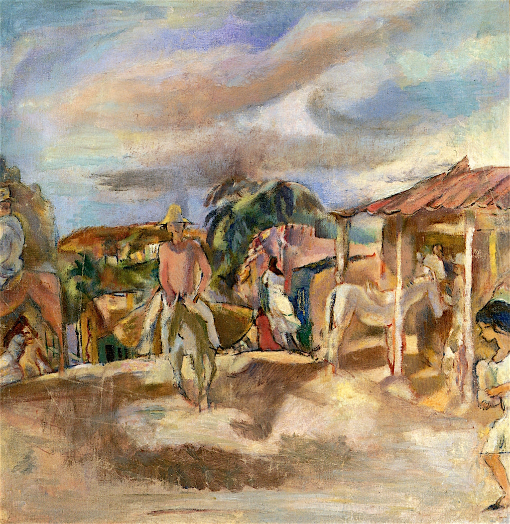 Cuban Village by Jules Pascin,16x12(A3) Poster