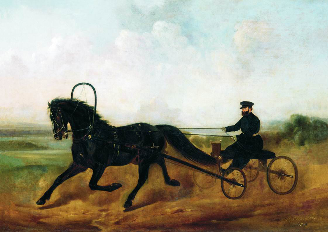 The Coachman, vintage artwork by Nikolai Sverchkov, A3 (16x12") Poster Print