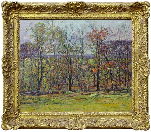 from the Artist's Farmhouse, Ispwich, MA by Theodore Wendel,A3(16x12")Poster