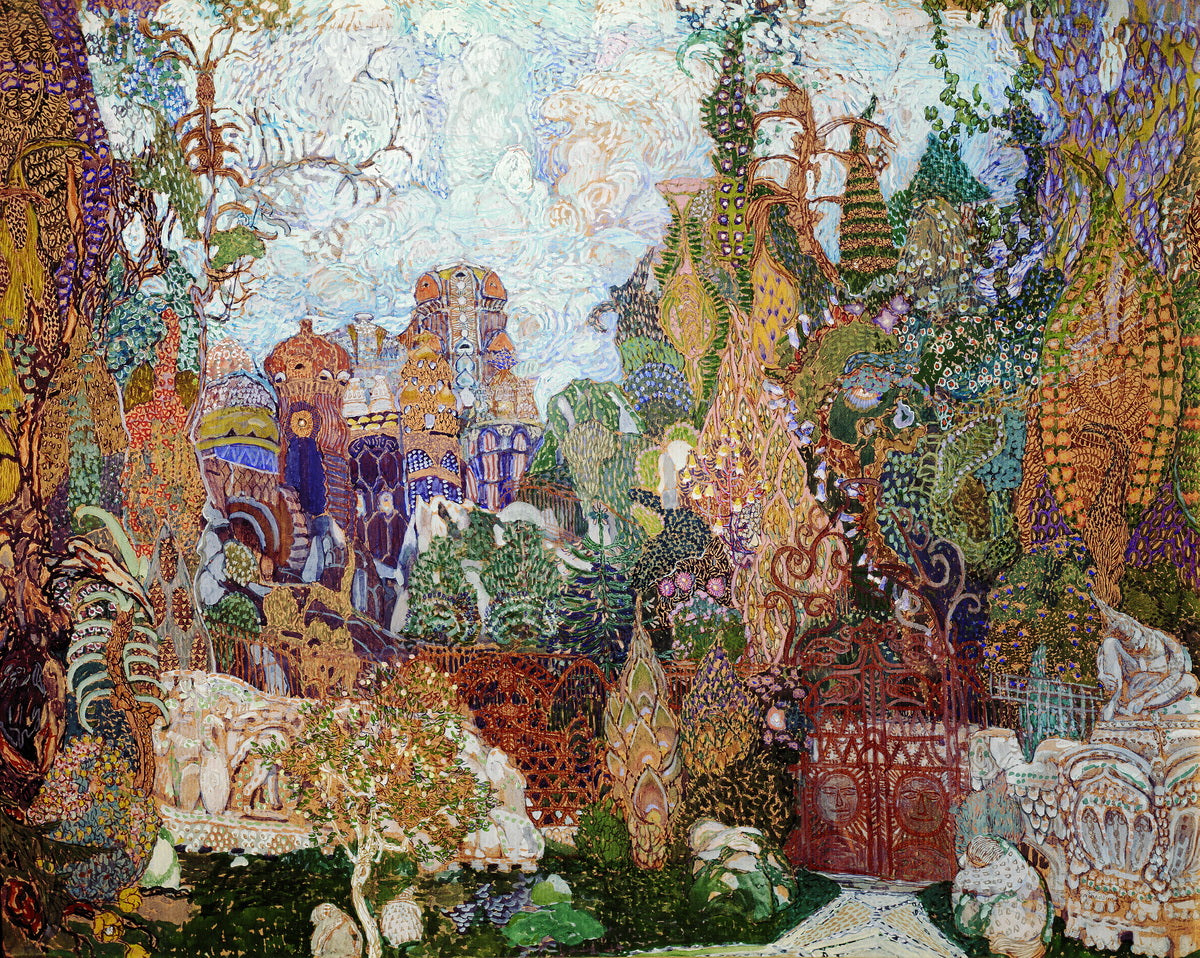 The Kingdom of Kaschei, vintage artwork by Alexander Golovin, 12x8" (A4) Poster