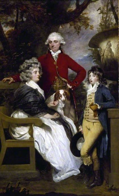 The Braddyll Family, vintage artwork by Sir Joshua Reynolds, 12x8" (A4) Poster