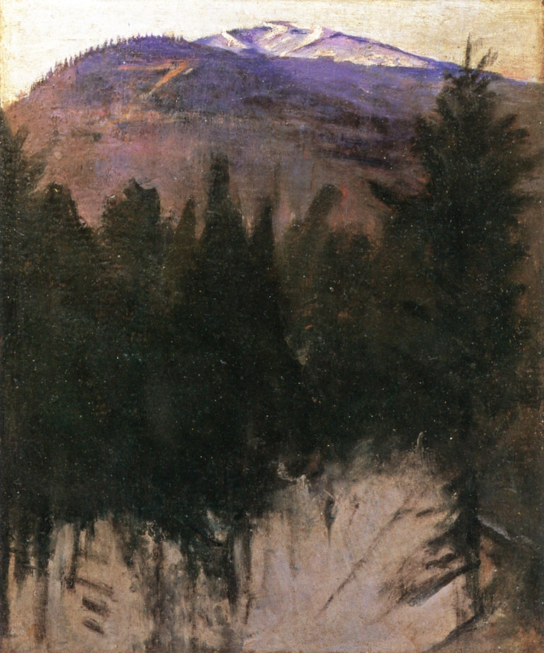 Below Mount Monadnock, vintage artwork by Abbott Handerson Thayer, 12x8" (A4) Poster
