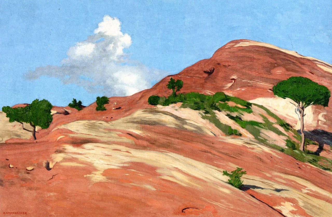 Red and Yellow Rocks near Vidauban by Hans Emmenegger,A3(16x12")Poster