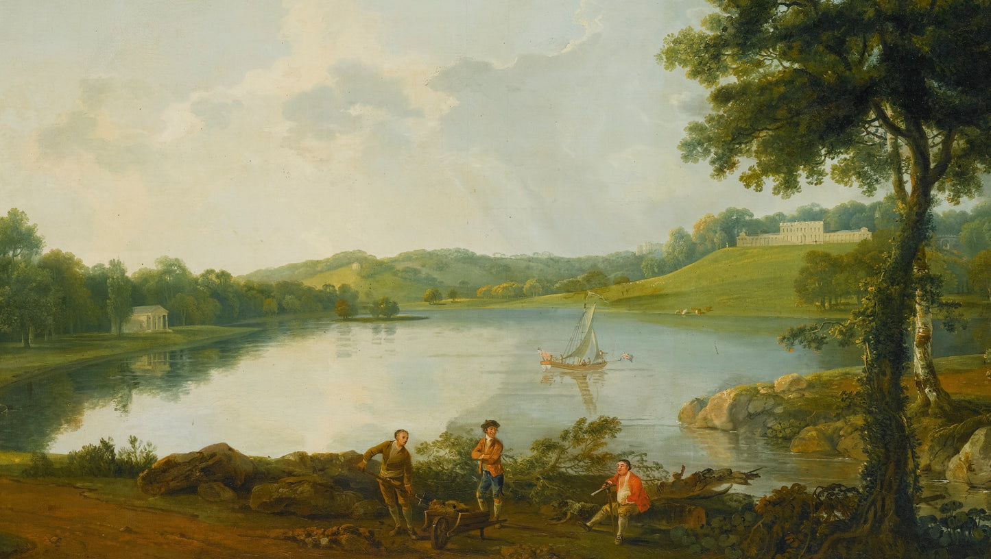 Prospect of Gatton Park, vintage artwork by George Barret the elder, 12x8" (A4) Poster