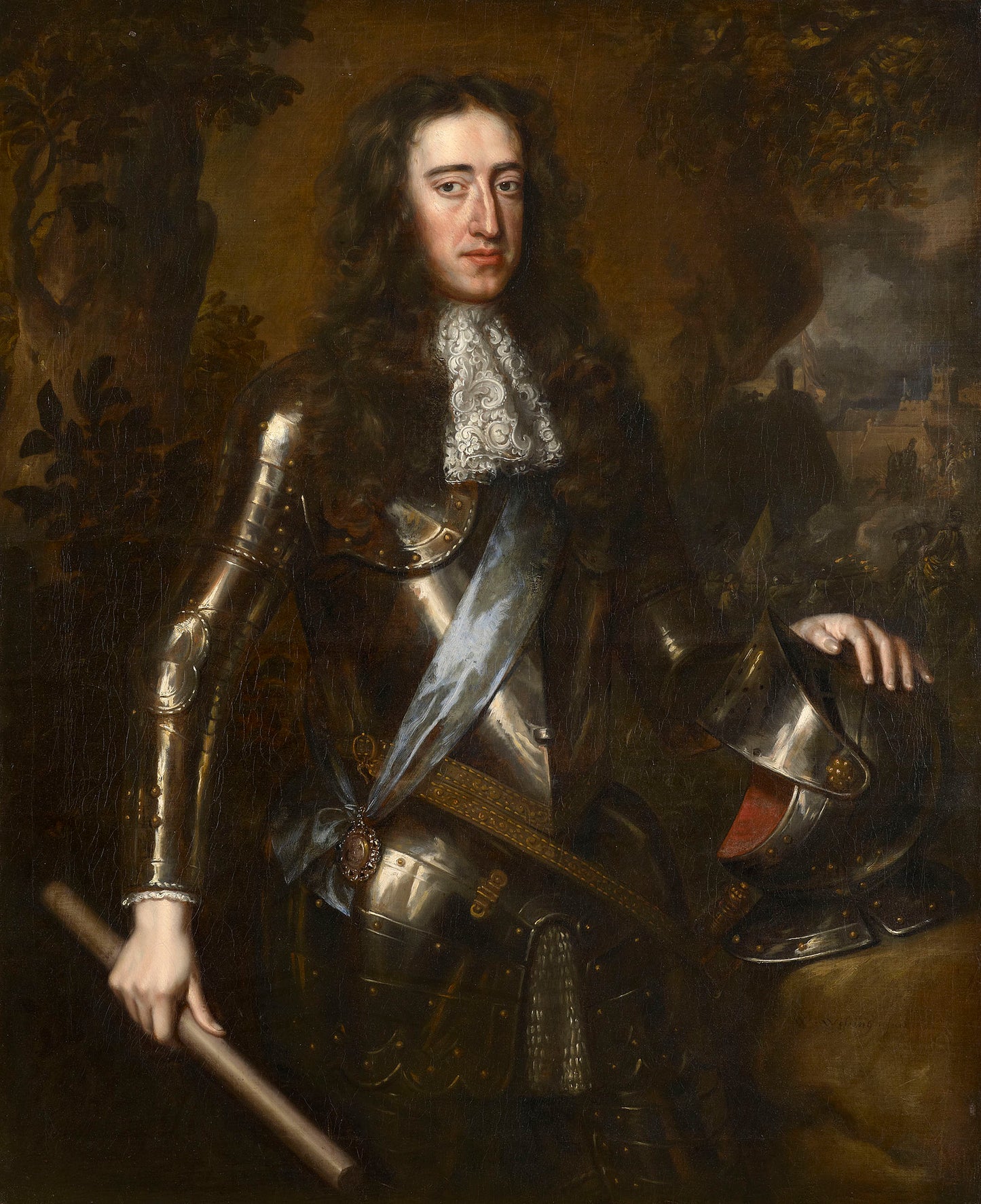 William III (1650-1702) when Prince of Orange, vintage artwork by Willem Wissing, 12x8" (A4) Poster
