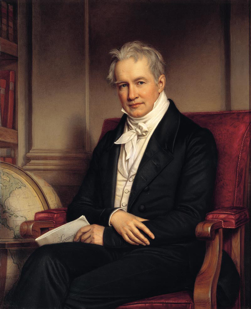 Alexander von Humboldt, vintage artwork by Joseph Karl Stieler, 12x8" (A4) Poster