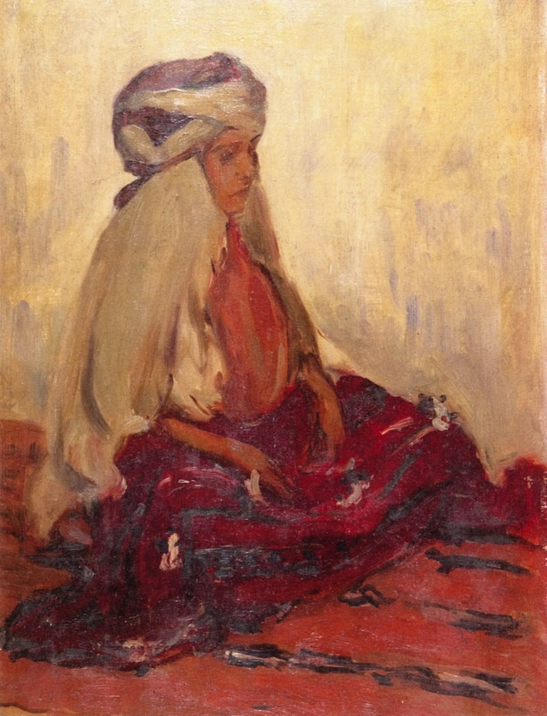 Kabyle Woman by Lucien Abrams,A3(16x12")Poster