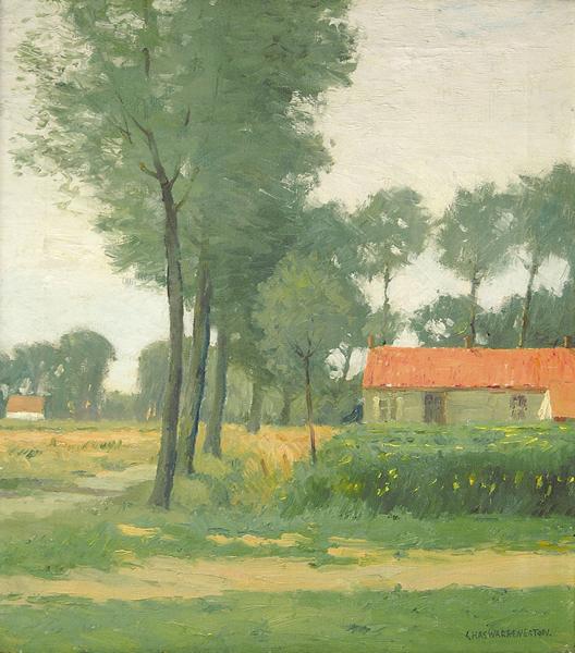 A Flemish Farm by Charles Warren Eaton,A3(16x12")Poster