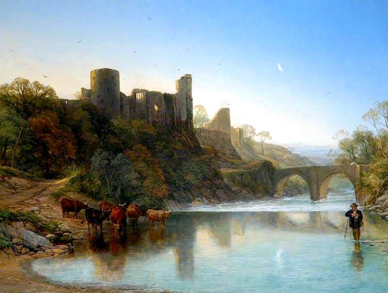 A Relic of Old Times, vintage artwork by Thomas Creswick, A3 (16x12") Poster Print