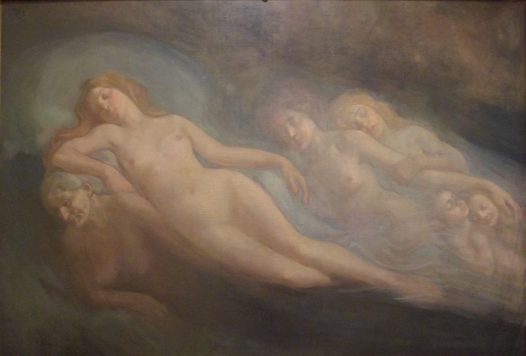 The Ages of Woman, vintage artwork by Kahlil Gibran, 12x8" (A4) Poster